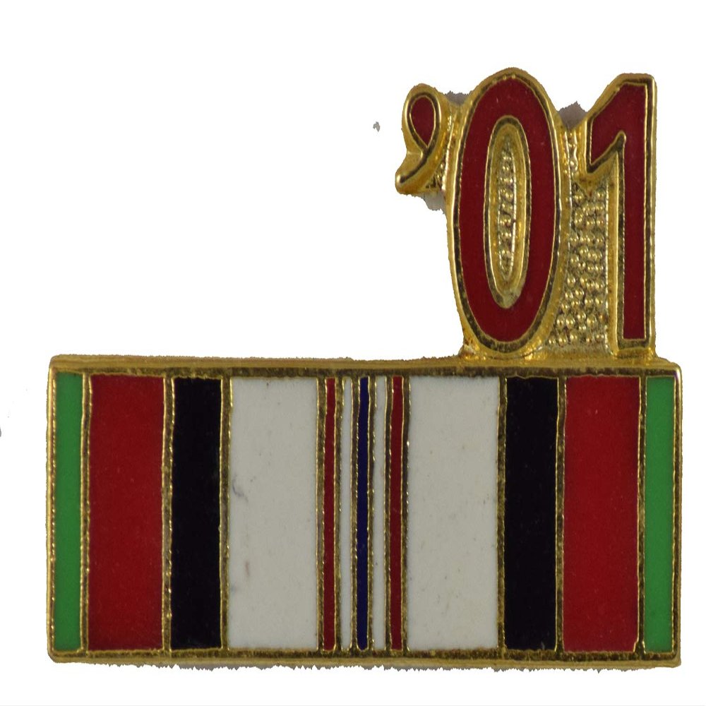 2001 AFGHANISTAN PIN OR HAT PIN - Size 7/8" - VETERAN OWNED BUSINESS