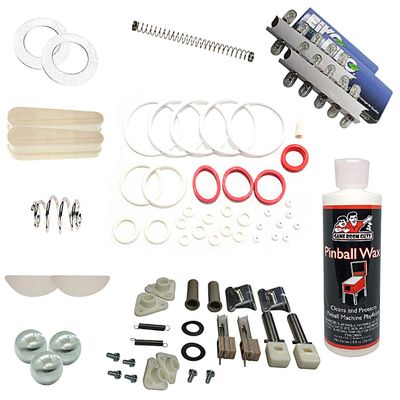 Game Room Guys 1984 Premier El Dorado City of Gold Pinball White Premium Maintenance Kit