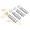 KUAFU 10'' Galvanized Swivel Brackets w/Top Bunk Bolster for Boat Trailers view 2