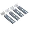 KUAFU 10'' Galvanized Swivel Brackets w/Top Bunk Bolster for Boat Trailers view 3