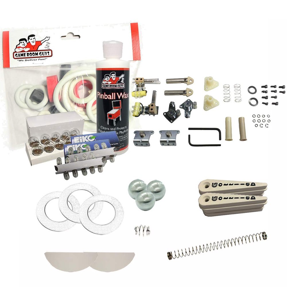 Game Room Guys 1991 Gottlieb Surf N Safari Pinball White Premium Maintenance Kit