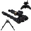 Unknown Outdoor Tactical QD Bipod Black Aluminum Bipod 6-9 Inches for Fast Expansion and Adjustable Stability view 1