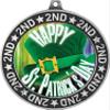 2.75" St. Patrick's Day 2nd Place Perimeter Silver Medals, Happy St. Patrick's Day Trophy Medal Awards, Great Lucky Shamrock Themed Prizes for Kids 50 Pack Prime view 2