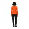 Natural Uniforms Women's Under Scrub Tee Crew Neck Long Sleeve T-Shirt (Orange, Small) view 3
