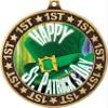 2.75" St. Patrick's Day 1st Place Perimeter Gold Medals, Happy St. Patrick's Day Trophy Medal Awards, Great Lucky Shamrock Themed Prizes for Kids 50 Pack Prime view 2