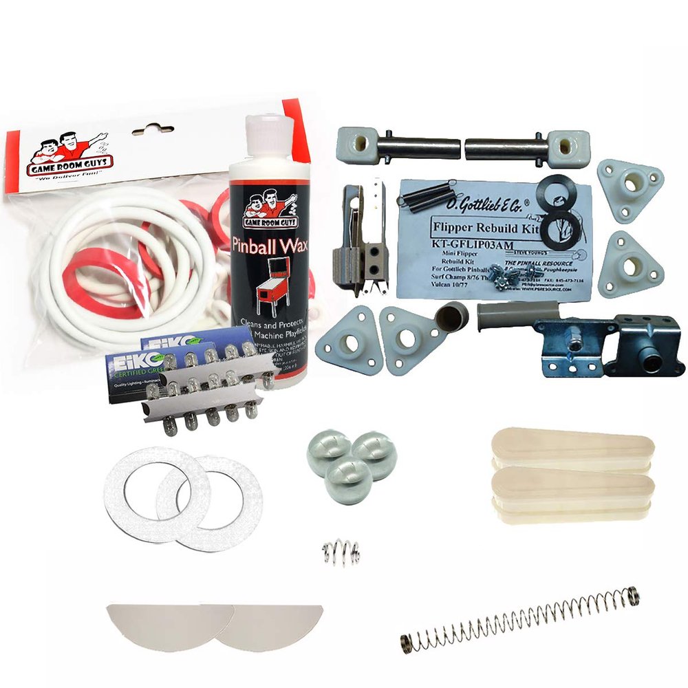 Game Room Guys 1977 Gottlieb Solar City Pinball White Premium Maintenance Kit