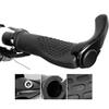 1 Pair of Bicycle Handlebar Grips Road Mountain Bike Soft Rubber Handlebar End Grips for Black view 3
