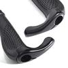 1 Pair of Bicycle Handlebar Grips Road Mountain Bike Soft Rubber Handlebar End Grips for Black view 4