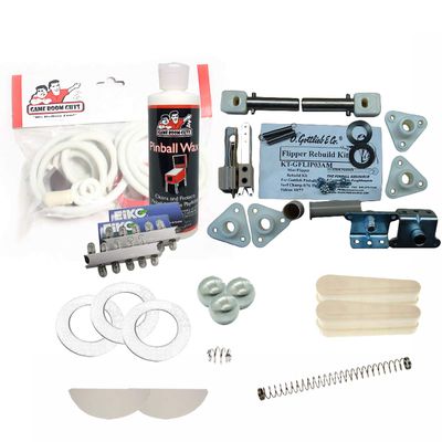 Game Room Guys 1977 Gottlieb Lucky Card Pinball White Premium Maintenance Kit