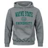 Barnesmith Wayne State University Warriors Hooded Sweatshirt, Heritage, Charcoal Grey, Small view 1