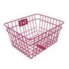 Fenix Cycles Square Steel Front Mount Wire Basket (Pink) view 2