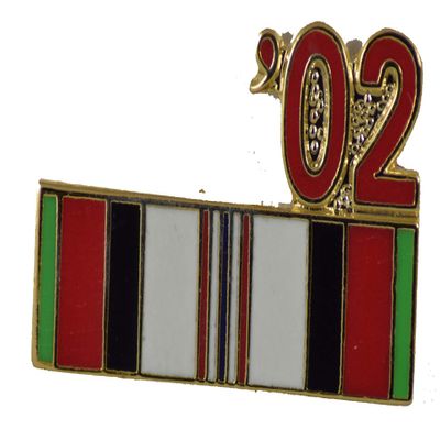 2002 AFGHANISTAN PIN OR HAT PIN - Size 7/8" - VETERAN OWNED BUSINESS
