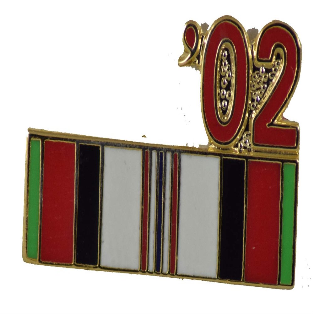 2002 AFGHANISTAN PIN OR HAT PIN - Size 7/8" - VETERAN OWNED BUSINESS