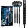 RED DRAGON Gerwyn Price Iceman Black SE Softip 20g - Tungsten Darts with Flights and Shafts view 1