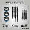 RED DRAGON Gerwyn Price Iceman Black SE Softip 20g - Tungsten Darts with Flights and Shafts view 2