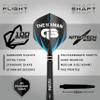 RED DRAGON Gerwyn Price Iceman Black SE Softip 20g - Tungsten Darts with Flights and Shafts view 3