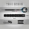 RED DRAGON Gerwyn Price Iceman Black SE Softip 20g - Tungsten Darts with Flights and Shafts view 4