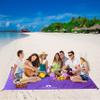 Red Suricata Sand Free Beach Mat  Large Sandproof Beach Blanket, Sandless, Waterproof  Fits and Matches Beach Canopy - Oversized Sand Proof Beach Mats for Outdoor, Picnic, Camping (Medium, Purple) view 3