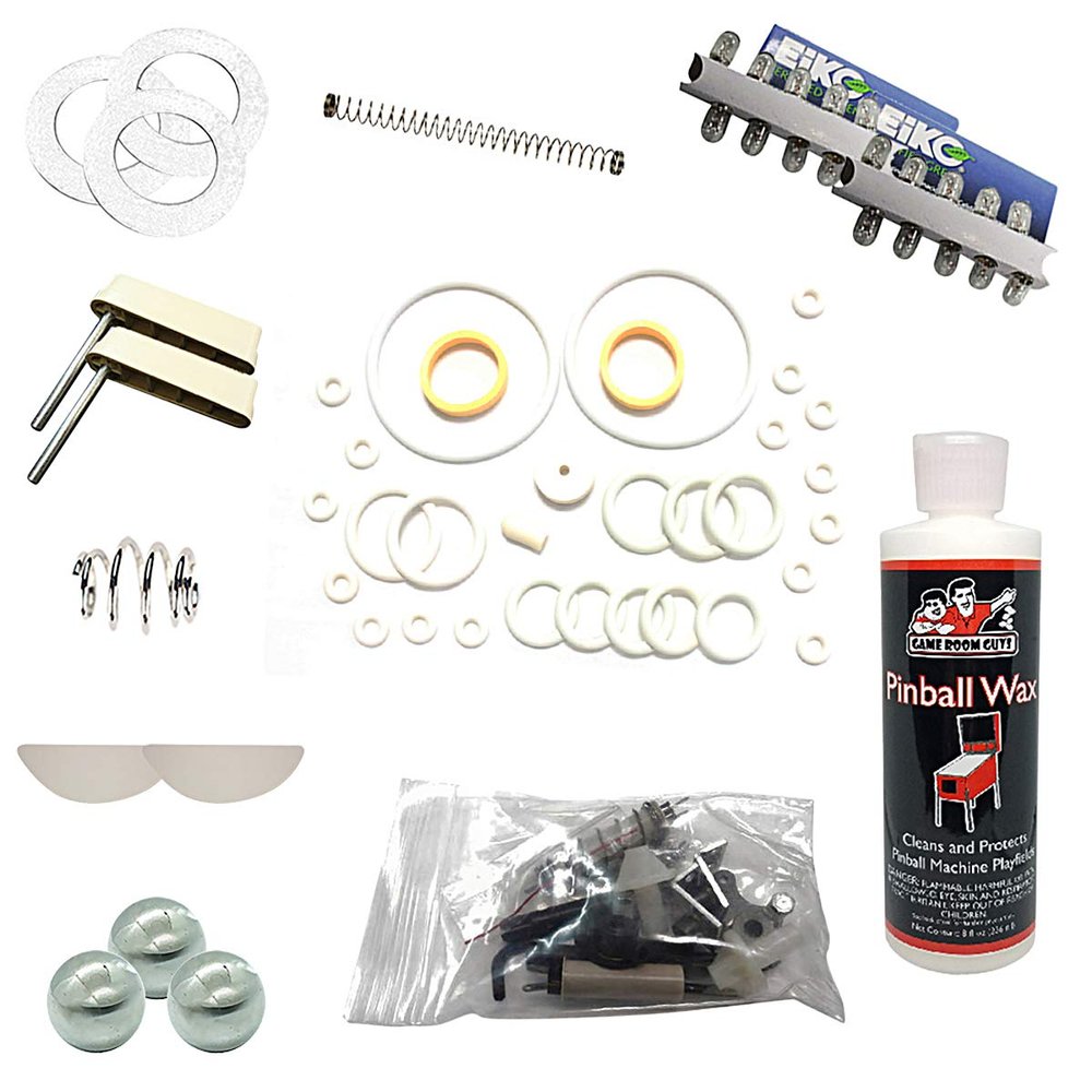 Game Room Guys 1971 Bally Sea Ray Pinball White Premium Maintenance Kit
