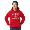 Barnesmith Miami University Redhawks Hooded Sweatshirt, Heritage, Red, Small view 2