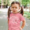 Promoted to Big Cousin T-Shirts for Toddler Girls Fun Family Outfits Mauve Shirt view 2