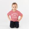 Promoted to Big Cousin T-Shirts for Toddler Girls Fun Family Outfits Mauve Shirt view 4