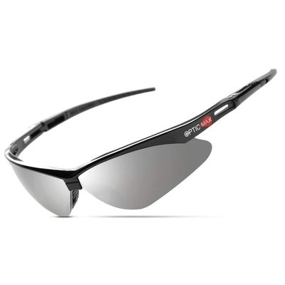Glove Station Optic Max Safety Glasses for Men & Women, Anti-Fog & Scratch-Resistant Tactical Work Glasses  Eye Protection for Shooting, Hunting and Construction, Flexible Frame, 12 Pairs