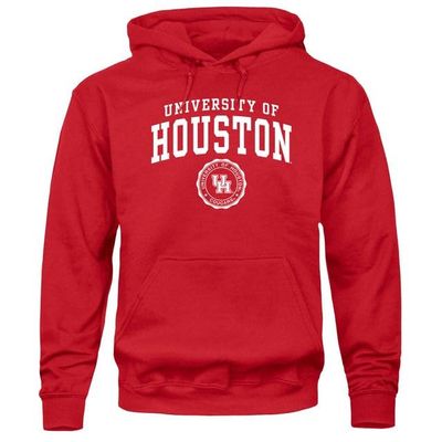 Barnesmith University of Houston Cougars Hooded Sweatshirt, Heritage, Red, Large