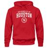 Barnesmith University of Houston Cougars Hooded Sweatshirt, Heritage, Red, Large view 1