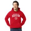 Barnesmith University of Houston Cougars Hooded Sweatshirt, Heritage, Red, Large view 2