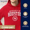 Barnesmith University of Houston Cougars Hooded Sweatshirt, Heritage, Red, Large view 3