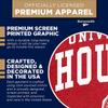 Barnesmith University of Houston Cougars Hooded Sweatshirt, Heritage, Red, Large view 4