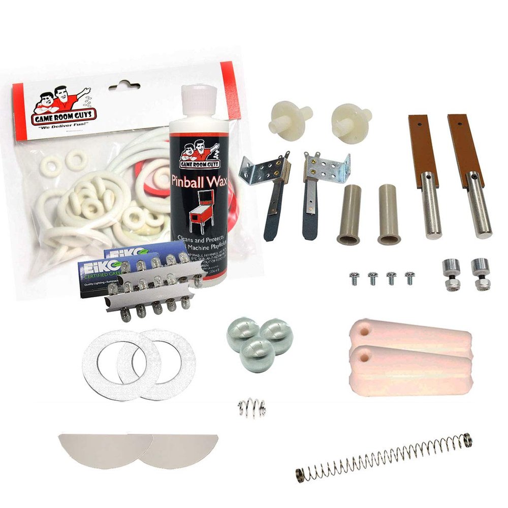 Game Room Guys 1973 Gottlieb Pro Football Pinball White Premium Maintenance Kit