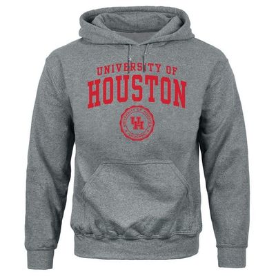 Barnesmith University of Houston Cougars Hooded Sweatshirt, Heritage, Charcoal Grey, XX-Large