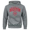 Barnesmith University of Houston Cougars Hooded Sweatshirt, Heritage, Charcoal Grey, XX-Large view 1