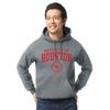 Barnesmith University of Houston Cougars Hooded Sweatshirt, Heritage, Charcoal Grey, XX-Large view 2
