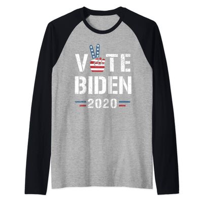 Joe Biden for President 2020 Men Women Kids Vote Joe Biden Raglan Baseball Tee