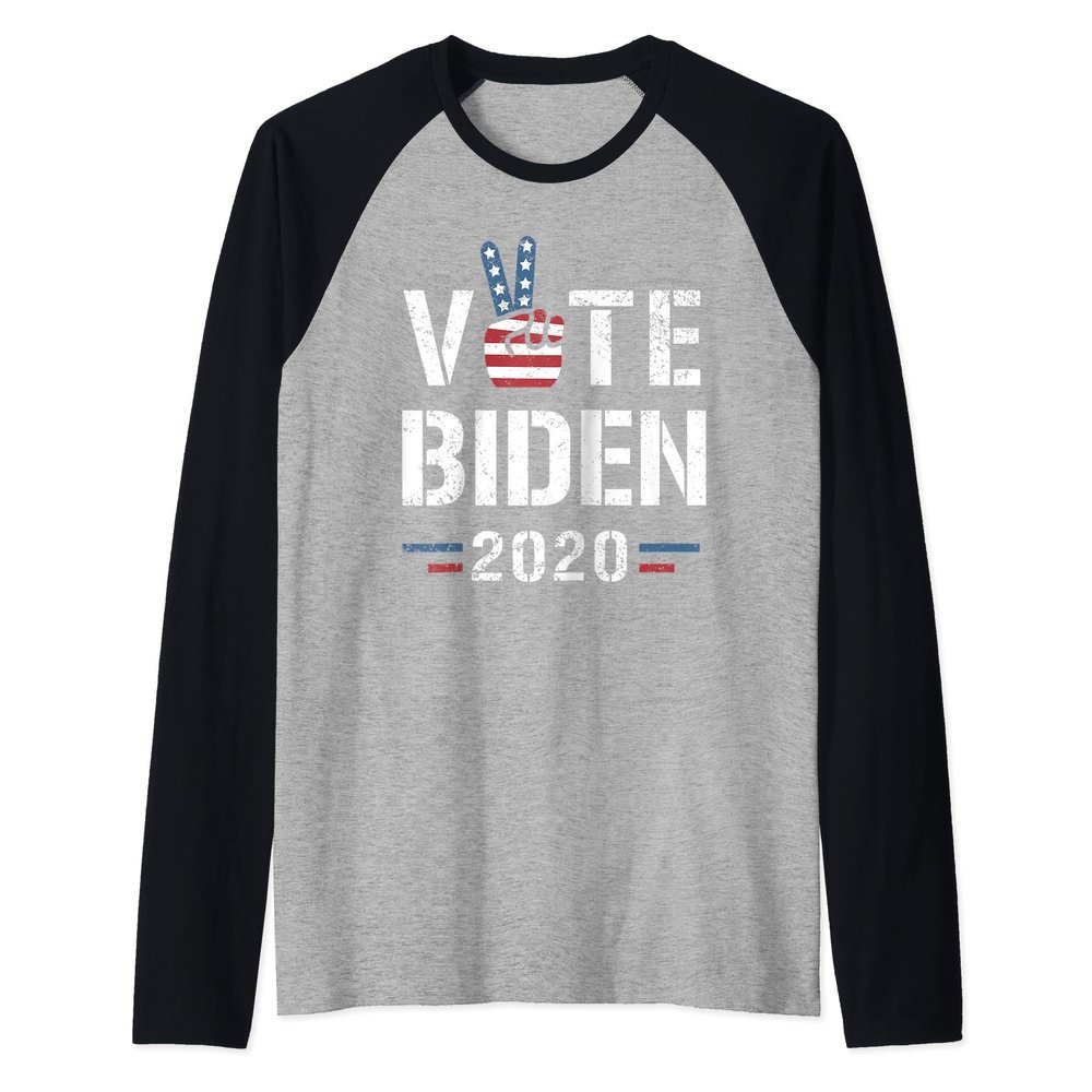 Joe Biden for President 2020 Men Women Kids Vote Joe Biden Raglan Baseball Tee