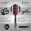 RED DRAGON Snakebite World Champion 2020 Edition: 25g Tungsten Darts with Flights and Shafts view 3