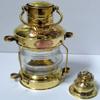 Collectibles Brass Lamp Antique Vintage Style Brass Nautical Miner Ship Lantern Oil Lamp view 1