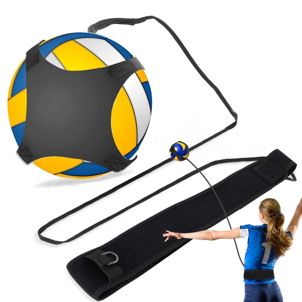 Yosoo Health Gear Volleyball Training Equipment, Adjustable Volleyball Aid Training Device, Football Kick Trainer Trainer, Football