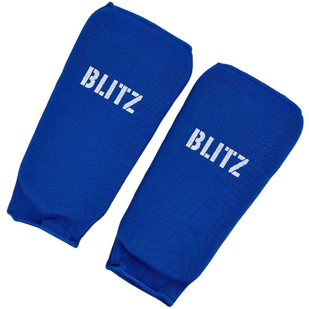 Blitz Unisex's Elastic Forearm Pads, Blue, X-Small