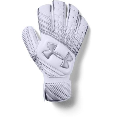 Under Armour Men's Magnetico Premier Gloves, White (102)/Silver, 12