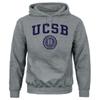 Barnesmith University of California, Santa Barbara Gauchos Hooded Sweatshirt, Heritage, Charcoal Grey, Medium view 1