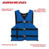 Airhead Adult General Purpose Life Jacket-4 Pack, Blue (10002-25-A-BL) view 3
