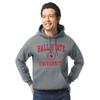 Barnesmith Ball State University Hooded Sweatshirt, Heritage, Charcoal Grey, X-Large view 2