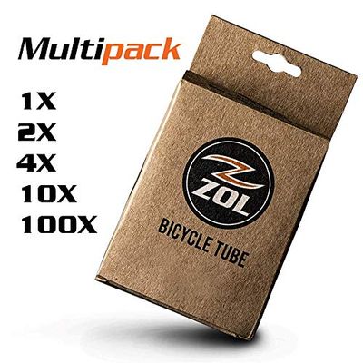 ZOL Road Bicycle Bike Inner Tube 700x23/25C Presta/French 48mm Valve (10)