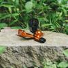 Funn UpDown Mountain Bike Dropper Seatpost 4 Way Mount CNC Remote Lever kit fits Both External and Internal Routing droppers, Smooth Action Easy-to-Use (Orange) view 2