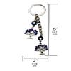 LUCKBOOSTIUM 2 Sacred Tree Charm with Blue Crystal & 2 Evil Eye Beads Keychain Ring Sign of Protection Good Luck & Blessing Home Bags & Car Rear View Mirror Hanging Accessories (2 x 5) view 2