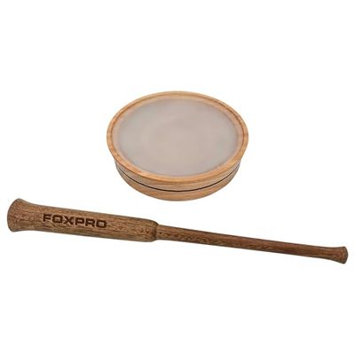 FOXPRO Honey Pot Crystal Call for Turkey Hunting Honey Locust Wood Pot and One-Piece Ipe Striker
